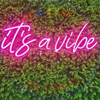 Benutzerdefinierte Neon Schild | It's A Vibe Hochzeit Sign Wandbehang Personalisierte Party Geschenke Home Decor Schlafzimmer Personalisiertes Dekor von Neonglobal