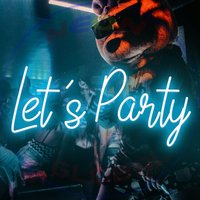 Let's Party Neon Schild Neonlicht Geburtstag Baby Shower Hochzeit Neonglobal von Neonglobal