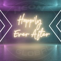 Personalisiertes Neon Schild Fröhlich Immer Nach Der Hochzeit Wandbehang Custom Party Geschenke Home Decor Für Empfang Neonglobal von Neonglobal