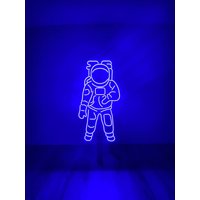 Astronaut Neon Schild - Neonlicht, Led-Schild, Leuchtreklame Schlafzimmer, Wandschild von NeoniaDesign