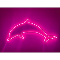 Delfin Neon Schild - Schlafzimmer, Schilder, Licht, Wand von NeoniaDesign