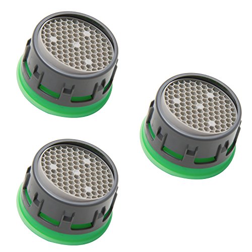 Neoperl 3x Ersatz Strahlregler 7,5L/Min PERLATOR® HONEYCOMB® SSR Winkel verstellbar ECO Wasserspar Mischpatrone Ersatzpatrone Set von Neoperl