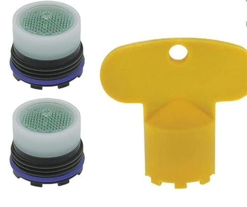 Neoperl Wasserhahn PCA Cache Standard Luftsprudler Honeycomb Filter Screen 1,5 gpm, M16,5 x 1 mit Werkzeug Schlüssel Tom Thumb Größe Zwei Pack von Neoperl