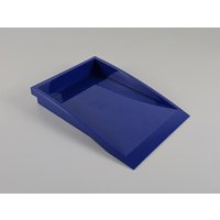 Funktionaler Minimalismus - Vintage Arlac Formelle Blaue Kunststoff Schreibtisch Ablage Y2K Design Bürozubehör Schweiz, 2001 von NeospaceObjects