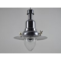 Industriedesign - Vintage Ikea Ottava Pendelleuchte Aus Gebürstetem Aluminium Industriell Inspirierte Holland, 2000 von NeospaceObjects