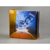 Vintage 70Er Jahre Schallplattenhalter Aus Kunststoff in Gelb Vintage 70Er Jahre Schallplattenhalter Aus Kunststoff in Gelb von NeospaceObjects