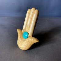 Holz Hamsa Tischdekoration, Fatima Hand, Kunst, Amulett, Geburtstagsgeschenk, Holzdekor, Holzkunst, Weihnachtsgeschenke, Für Ihn von NeotSemadarArtCenter