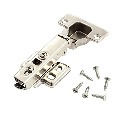 Neoteck 8 Stück Soft Close Küchenschranktür Scharnier Hydraulische Slow Shut Clip-On Platte 35mm von Neoteck