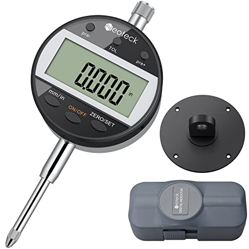 Neoteck Digital Messuhr 0-25,4 mm/1" mit Toleranzfunktion Zoll/metrische Umrechnung Digital Dial indicator Messgerät für Labor Werkstatt 3D Drucker Neoteck Digital Messuhr 0-25,4 mm/1" mit Toleranzfunktion Zoll/metrische Umrechnung Digital Dial indicator Messgerät für Labor Werkstatt 3D Drucker von Neoteck