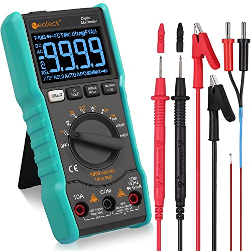 Neoteck Digital Multimeter 9999 Counts TRMS Auto Ranging NCV Tester DC AC Spannung Strom Meter Temperatur Kapazität Tester Neoteck Digital Multimeter 9999 Counts TRMS Auto Ranging NCV Tester DC AC Spannung Strom Meter Temperatur Kapazität Tester von Neoteck