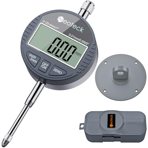 Neoteck Digitale Messuhr 0.01/0.0005'' Digital Messuhr Messtaster 0-25.4mm/1'' Digital Dial Indicator Messgerät für Labor Werkstatt 3D Drucker Neoteck Digitale Messuhr 0.01/0.0005'' Digital Messuhr Messtaster 0-25.4mm/1'' Digital Dial Indicator Messgerät für Labor Werkstatt 3D Drucker von Neoteck