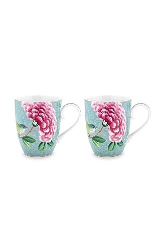 Pip Studio 2er Tassen-Set Blushing Birds | Blue - 350 ml Pip Studio 2er Tassen-Set Blushing Birds | Blue - 350 ml von PIP STUDIO