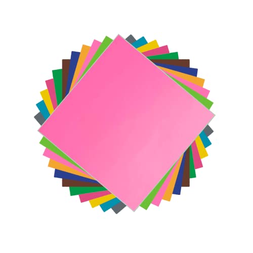 10€/m² Plotterfolie selbstklebend Vinyl-Folie matt Neon Pink M26 Bogen 30,5 x 30,5 cm für Glas Auto Tassen von Neoxxim