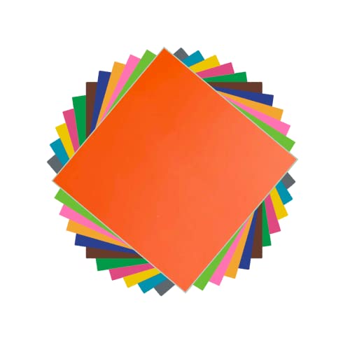 10€/m² Plotterfolie selbstklebend Vinyl-Folie matt Orange M15 Bogen 30,5 x 30,5 cm für Glas Auto Tassen von Neoxxim
