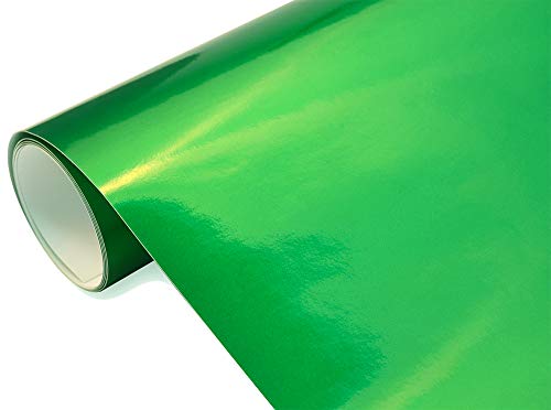Neoxxim 13,5€/m2 Premium - Auto Folie - Hochglanz METALLIC Grün 50 x 150 cm Folie - blasenfrei Lackfolie Lackschutzfolie von Neoxxim