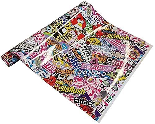 Neoxxim 23.32€/m2 Premium - Auto Folie - Stickerbomb Folie HELLAFLUSH 50 x 150 cm - JDM Dub Klebefolie - blasenfrei mit Luftkanälen ca. 0,16mm dick selbstklebend flexibel Neoxxim 23.32€/m2 Premium - Auto Folie - Stickerbomb Folie HELLAFLUSH 50 x 150 cm - JDM Dub Klebefolie - blasenfrei mit Luftkanälen ca. 0,16mm dick selbstklebend flexibel von Neoxxim