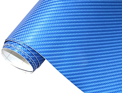 Neoxxim 26.64€/m2 Premium Auto Folie - 4D Carbon Folie BLAU METALLIC 4D 30 x 150 cm - blasenfrei mit Luftkanälen ca. 0,15mm dick Folierung folieren bekleben Neoxxim 26.64€/m2 Premium Auto Folie - 4D Carbon Folie BLAU METALLIC 4D 30 x 150 cm - blasenfrei mit Luftkanälen ca. 0,15mm dick Folierung folieren bekleben von Neoxxim