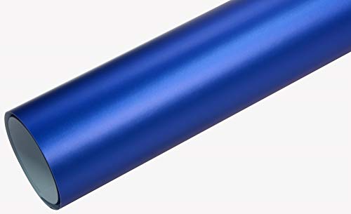 Neoxxim 26.64€/m2 Premium - Auto Folie - Chrom MATT Blau Ice 30 x 150 cm - blasenfrei mit Luftkanälen ca. 0,16mm dick selbstklebend flexibel Neoxxim 26.64€/m2 Premium - Auto Folie - Chrom MATT Blau Ice 30 x 150 cm - blasenfrei mit Luftkanälen ca. 0,16mm dick selbstklebend flexibel von Neoxxim