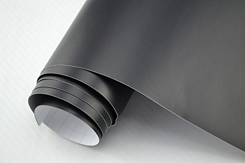 Neoxxim 53,6€/m² Auto Lackschutzfolie Matte Folie SCHWARZ MATT – 11 cm x 152 cm Ladekantenschutz Einstiegsleisten Schutz Zierleisten Schutzfolie Stoßstangenschutz Kantenschutz von Neoxxim