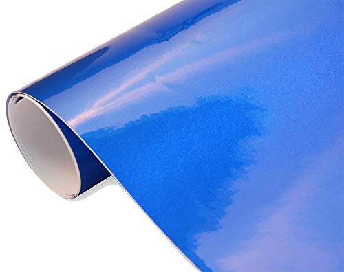 Neoxxim 13,5€/m2 Premium - Auto Folie - Hochglanz METALLIC Blau 30 x 150 cm Folie - blasenfrei Lackfolie Lackschutzfolie Neoxxim 13,5€/m2 Premium - Auto Folie - Hochglanz METALLIC Blau 30 x 150 cm Folie - blasenfrei Lackfolie Lackschutzfolie von Neoxxim