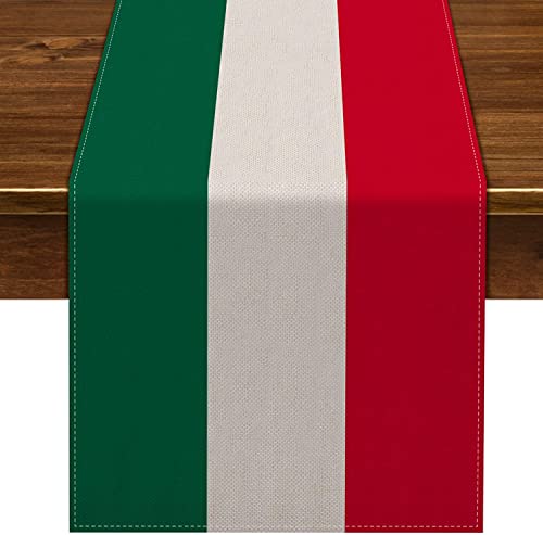 Nepnuser Italienischer Tischläufer, 228 cm lang, Internationale italienische Flagge, Dekoration, Zuhause, Küche, Esszimmer, Abendessen Nepnuser Italienischer Tischläufer, 228 cm lang, Internationale italienische Flagge, Dekoration, Zuhause, Küche, Esszimmer, Abendessen von Nepnuser