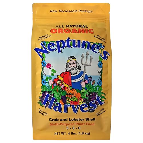 Neptune 's Harvest Krabbe Shell Mehrzweck-Pflanzendünger 2–3-0 4LB von Neptune's Harvest