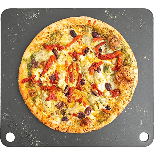 NerdChef Steel Stone - High-Performance Baking Surface for Pizza (.375 Thick - Pro) by NerdChef von Nerd Chef