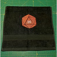 Würfel-Gästetuch, Gesichtstuch, Badetuch Würfel-Gästetuch, Gesichtstuch, Badetuch von NerdWorldDesigns