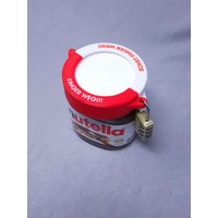 Safe Schloss Für Brotaufstrich Z.b. Passend Nutella Gläser - Diebstahlschutz Geschenkidee Nutellafans Geschenke- Kleines Glas von NeroneDesignShop