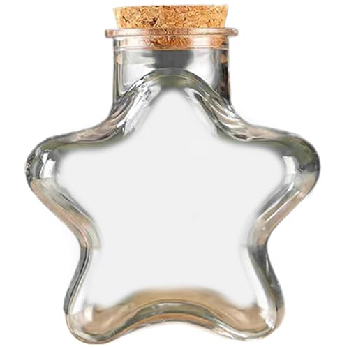 Moos-Terrarium-Set 230 ml durchsichtige Sukkulenten-Töpfe in Fünf-Sterne-Form lustiges DIY-Terrarium für den Schreibtisch Pflegeleichte Blumentöpfe für Pflanzenblumen im Homeoffice von Neroyaner