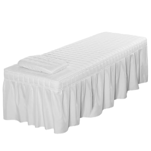 Neroyaner Massagetischbezug Massagebettbezug mit Kissenbezug 185 x 71 cm Massagetischbezug mit Loch und Tasche Bequeme Wiederverwendbare Tischlaken für Spa Schönheit Neroyaner Massagetischbezug Massagebettbezug mit Kissenbezug 185 x 71 cm Massagetischbezug mit Loch und Tasche Bequeme Wiederverwendbare Tischlaken für Spa Schönheit von Neroyaner
