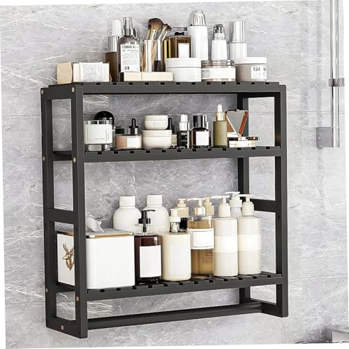 Neroyaner Regale für die Badezimmerwand Badezimmerregale zur Wandmontage über der Toilette Badezimmer-Organizer mit Handtuchhaltern 3-stufiges Regal über der Toilette für die Küche zu Hause Neroyaner Regale für die Badezimmerwand Badezimmerregale zur Wandmontage über der Toilette Badezimmer-Organizer mit Handtuchhaltern 3-stufiges Regal über der Toilette für die Küche zu Hause von Neroyaner