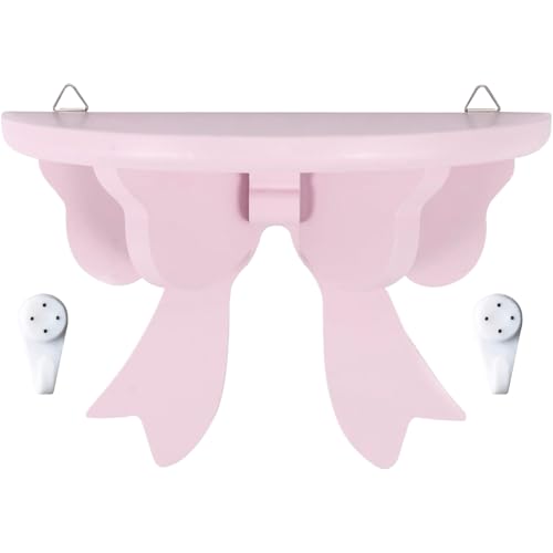 Neroyaner Schleifenregal süßes Kawaii-Hängedisplay aus Holz süße Wandregale für Mädchen Kinder 20 x 9 x 12 cm Raumdekoration Schraubmontage süße schwebende Regale Neroyaner Schleifenregal süßes Kawaii-Hängedisplay aus Holz süße Wandregale für Mädchen Kinder 20 x 9 x 12 cm Raumdekoration Schraubmontage süße schwebende Regale von Neroyaner