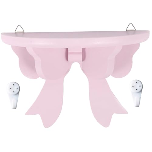 Neroyaner Schleifenregal süßes Kawaii-Hängedisplay aus Holz süße Wandregale für Mädchen Kinder 20x9x12 cm Raumdekor Schraubmontage süße schwebende Regale Schleifenregal Neroyaner Schleifenregal süßes Kawaii-Hängedisplay aus Holz süße Wandregale für Mädchen Kinder 20x9x12 cm Raumdekor Schraubmontage süße schwebende Regale Schleifenregal von Neroyaner