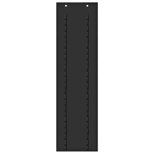 Neroyaner Vinylrollenhalter für bis zu 48 Rollen Wandbehang Vinyl-Organizer aus Oxford-Stoff schwarzer Mehrzweck-Vinyl-Organizer zur Karate-Gürtelpräsentation von Neroyaner