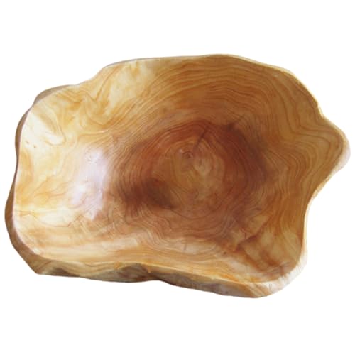 Obstschale Holzschalen mit unregelmäßiger Form dekoratives Holztablett für Sandwichbrot Snackschlüssel Obstschale Holzschalen mit unregelmäßiger Form dekoratives Holztablett für Sandwichbrot Snackschlüssel von Neroyaner