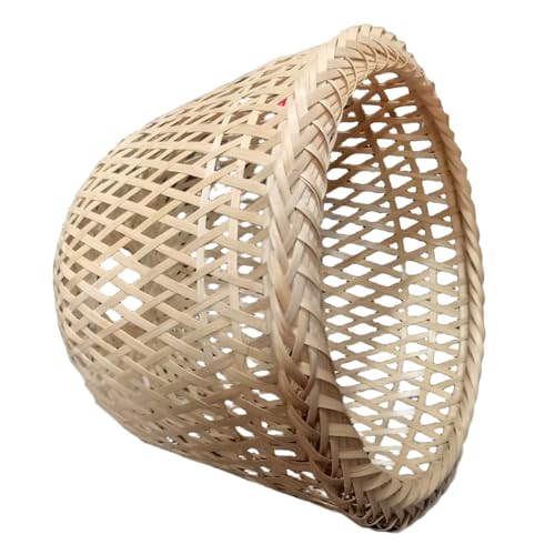 Rattan-Lampenschirm Rattan-Lampenschirm 10 x 8 Zoll handgewebter Bambus-Hängelampenschirm einfach zu installierender rustikaler hohler für Decken-Hänge-Stehleuchte Rattan-Lampenschirm Rattan-Lampenschirm 10 x 8 Zoll handgewebter Bambus-Hängelampenschirm einfach zu installierender rustikaler hohler für Decken-Hänge-Stehleuchte von Neroyaner