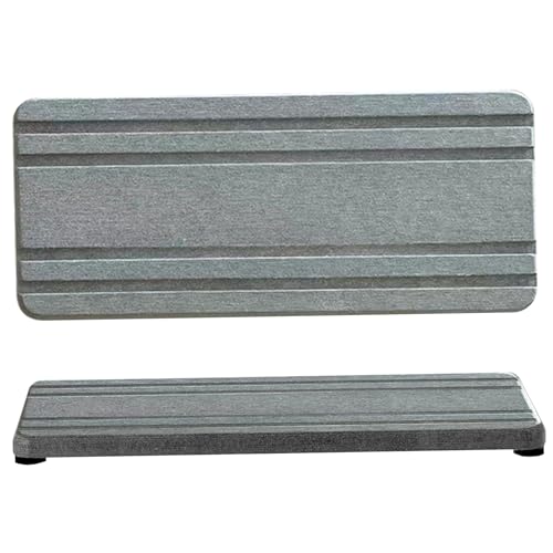 Spülbeckenablage aus Kieselgur 2 Stück 7, 9x4 Zoll schnelltrocknende Kieselgur-Steinmatte für das Badezimmer wasserabsorbierende Steinablage für Waschbecken Stein-Trockenmatte Spülbeckenablage aus K Spülbeckenablage aus Kieselgur 2 Stück 7, 9x4 Zoll schnelltrocknende Kieselgur-Steinmatte für das Badezimmer wasserabsorbierende Steinablage für Waschbecken Stein-Trockenmatte Spülbeckenablage aus K von Neroyaner