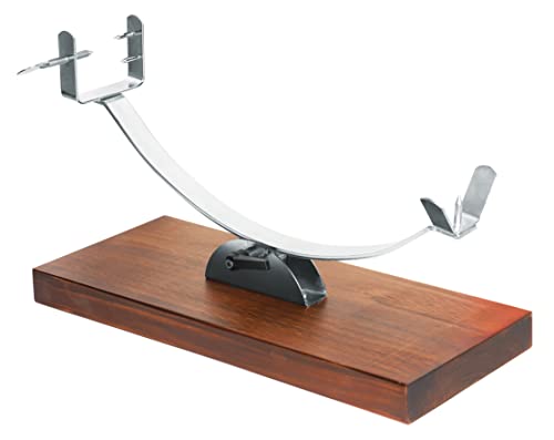 NERTHUS FIJ 854 Ham Holder Fixed Head and Adjustable Base Drehbarer Schinkenhalter mit festem Kopf und verstellbarer Basis, Holz Edelstahl, Braun NERTHUS FIJ 854 Ham Holder Fixed Head and Adjustable Base Drehbarer Schinkenhalter mit festem Kopf und verstellbarer Basis, Holz Edelstahl, Braun von NERTHUS