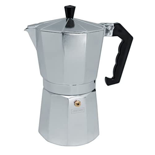 NERTHUS FIH 833 Induktions-Kaffeemaschine für 3 Tassen, klassische italienische Kaffeemaschine von NERTHUS