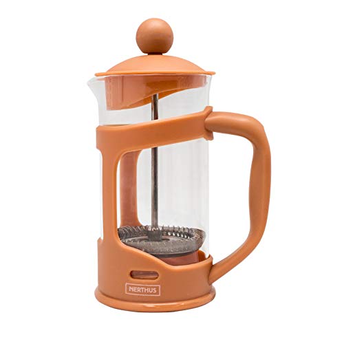 NERTHUS FIH 792 Französische Kaffeemaschine, PP/Borosilikatglas/SS, TEJA, 350 ml von NERTHUS
