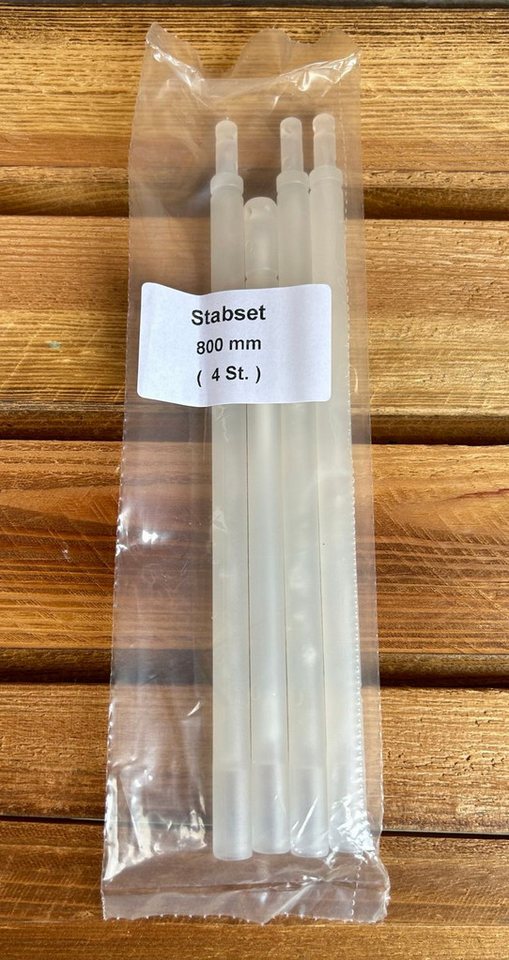 Nesbel - Spüren Sie die Reinheit? Raffrollo Zubehör, Beschwerungsstab Set Kunststoff 800 mm (4 Stangen) Ersatzteil von Nesbel - Spüren Sie die Reinheit?