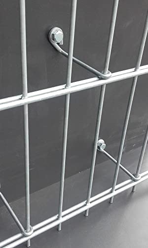 Abstandshalter Wandverkleidung Stützmauer 25 Stck. für Doppelstabgitter 6/5/6 mm leichte Ausführung, Set Größe:GA L WV 130 mm von Nesbel - Spüren Sie die Reinheit?