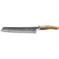 Nesmuk Exklusiv C 90 Damast Brotmesser 27 cm - Griff Olivenholz von Nesmuk