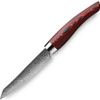 Nesmuk Exklusiv C 90 Damast Officemesser 9 cm - Griff Micarta rot von Nesmuk