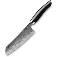 Nesmuk Exklusiv C 90 Damast Kochmesser 14 cm - Griff Micarta schwarz von Nesmuk