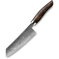 Nesmuk Exklusiv C 90 Damast Kochmesser 14 cm - Griff Walnuss Maserholz von Nesmuk