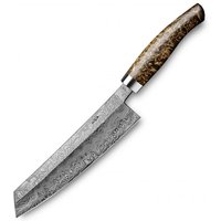 Nesmuk Exklusiv C100 Damast Kochmesser 18 cm - Griff Karelische Maserbirke von Nesmuk