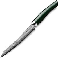Nesmuk Exklusiv C150 Damast Slicer 16 cm - Griff Micarta grün von Nesmuk