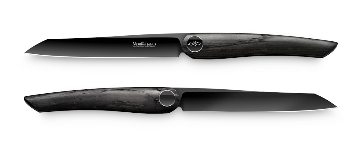 Nesmuk JANUS Steakmesser, 2er-Set Mooreiche Nesmuk JANUS Steakmesser, 2er-Set Mooreiche von Nesmuk